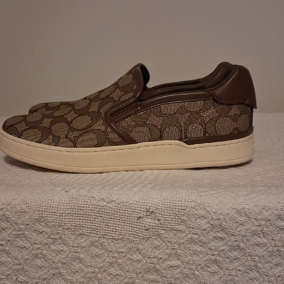 👜 Coach Wells Slip-On Sneakers C4393 👜 👟 Women’s Size 8B | Eco-Chic & Comfy - Picture 8 of 16